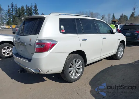 2009 Toyota Highlander Hybrid Limited из США, поврежденный, VIN JTEEW44A192035495